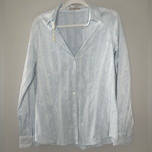 ETRO Spa | Via Spartaco 3 Button Down Damask Jacquard Dress Shirt Made in Italy